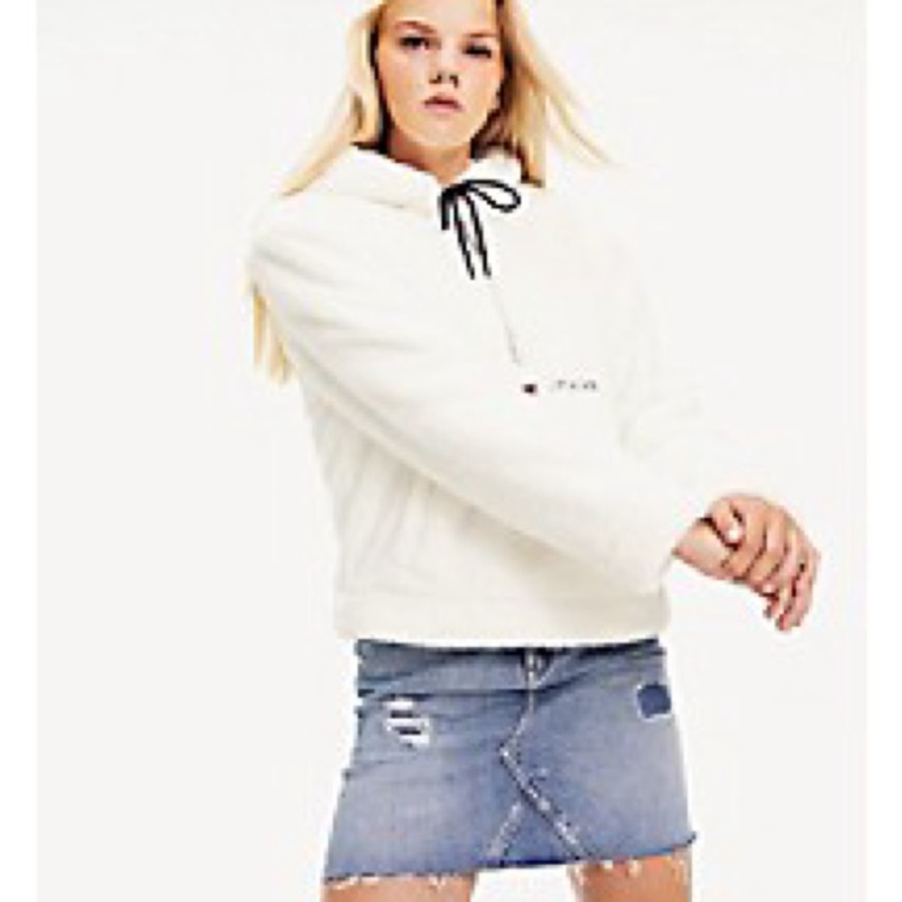 NWT Tommy Hilfiger Teddy Logo Hoodie